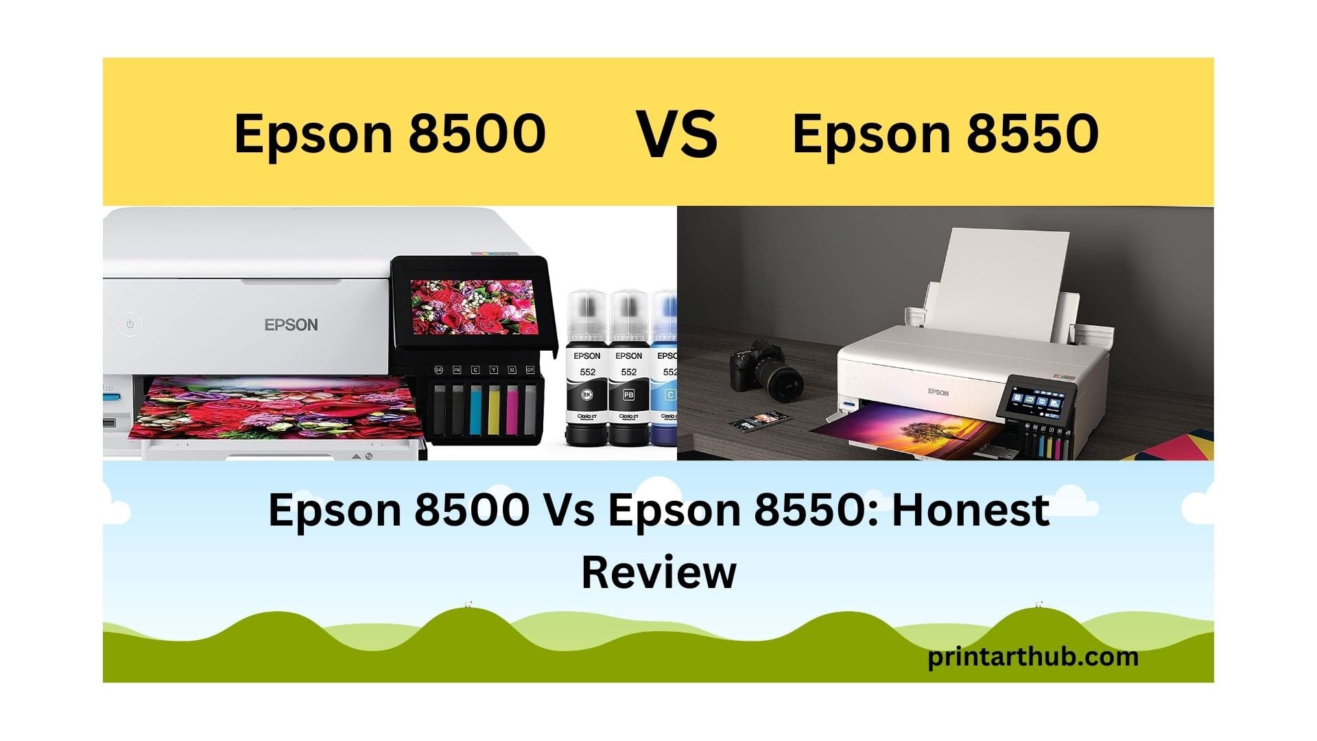 Epson Ecotank 8500 vs 8550