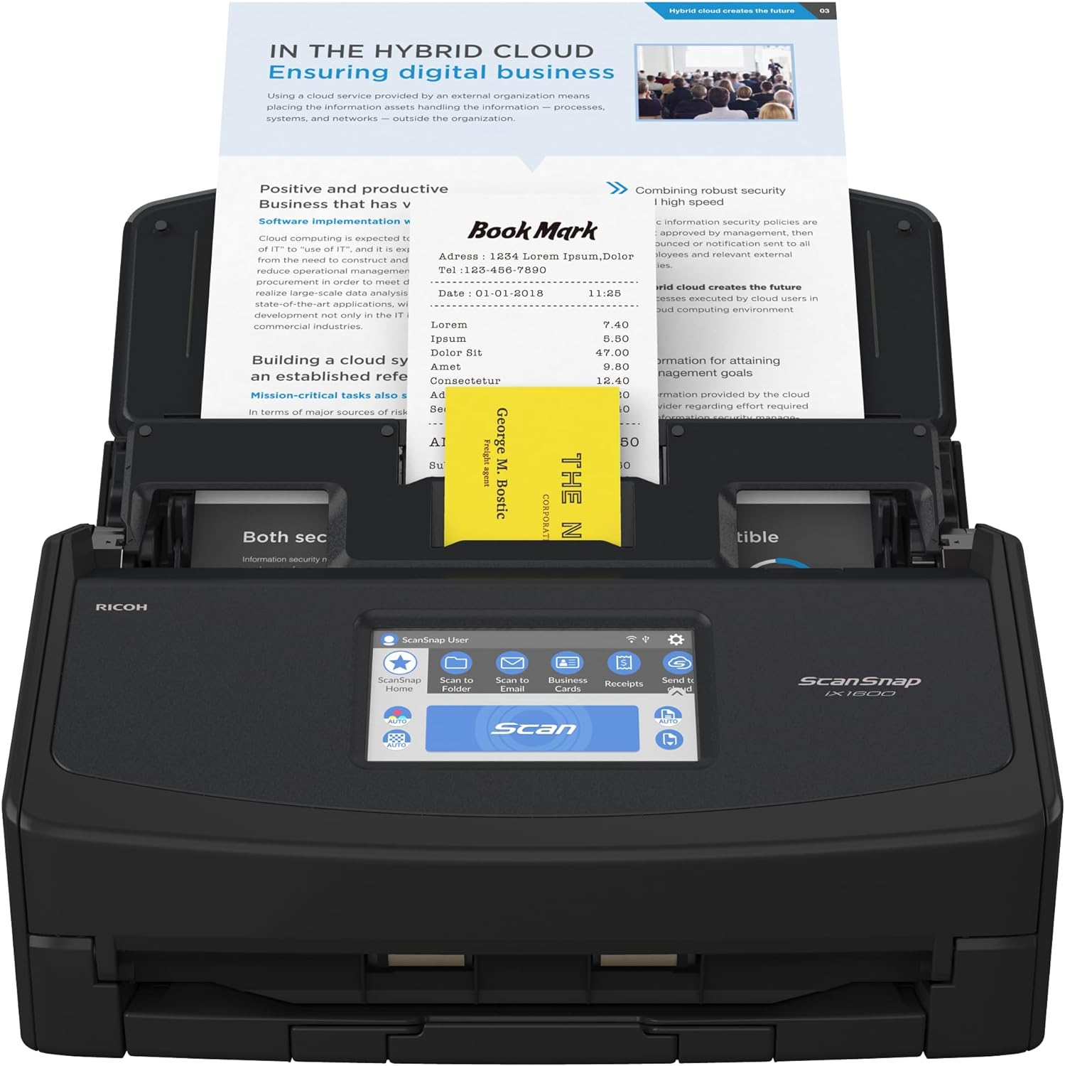 ScanSnap iX1600 Wireless Printer